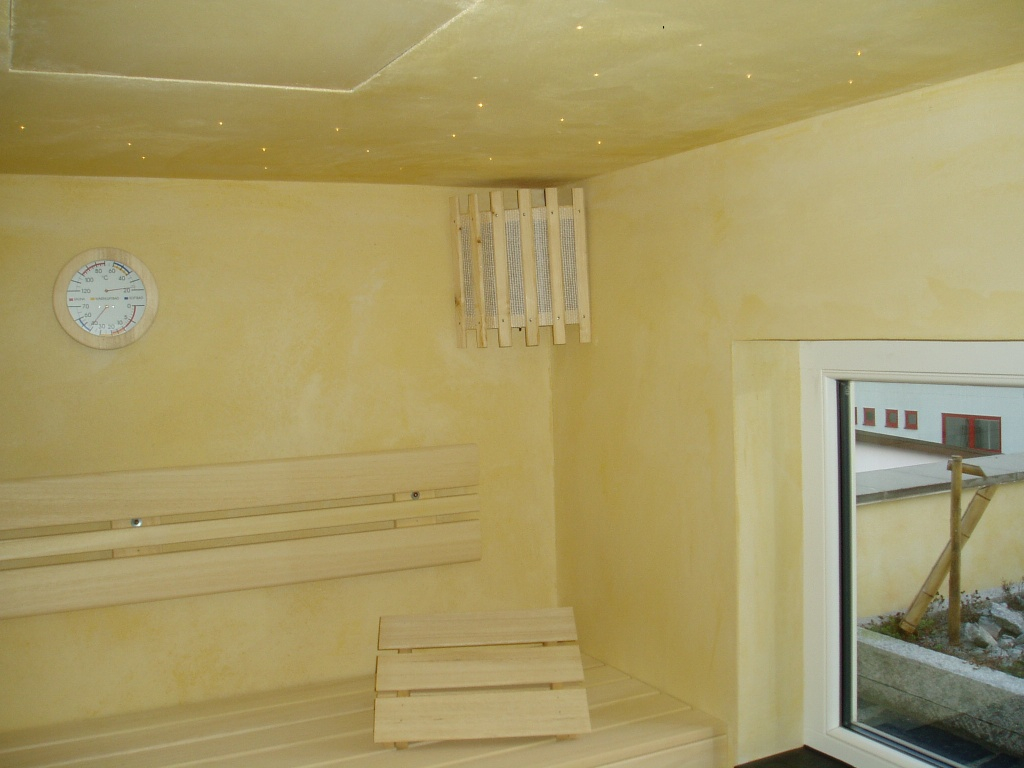 Sauna in Trockenbauweise